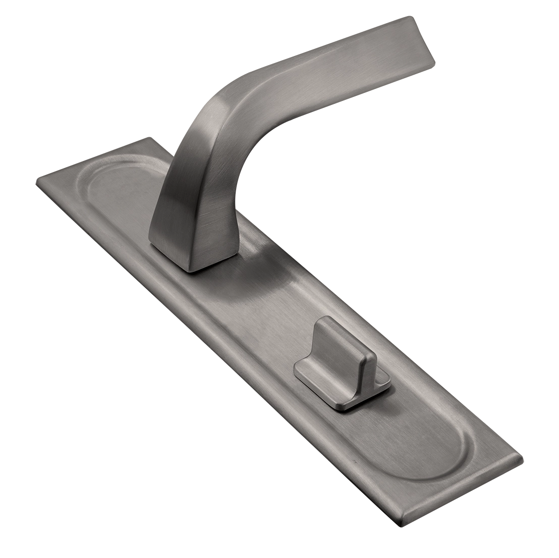 Ручка дверная WD CONCERT HALL PLS WC WF на планке под сантехническую завертку, цвет Зимняя стужа/Winter Frost фото купить Махачкала