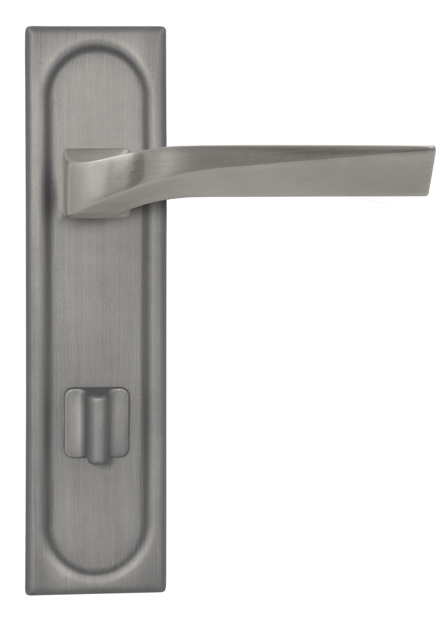 Ручка дверная WD CONCERT HALL PLS WC WF на планке под сантехническую завертку, цвет Зимняя стужа/Winter Frost фото купить в Махачкале