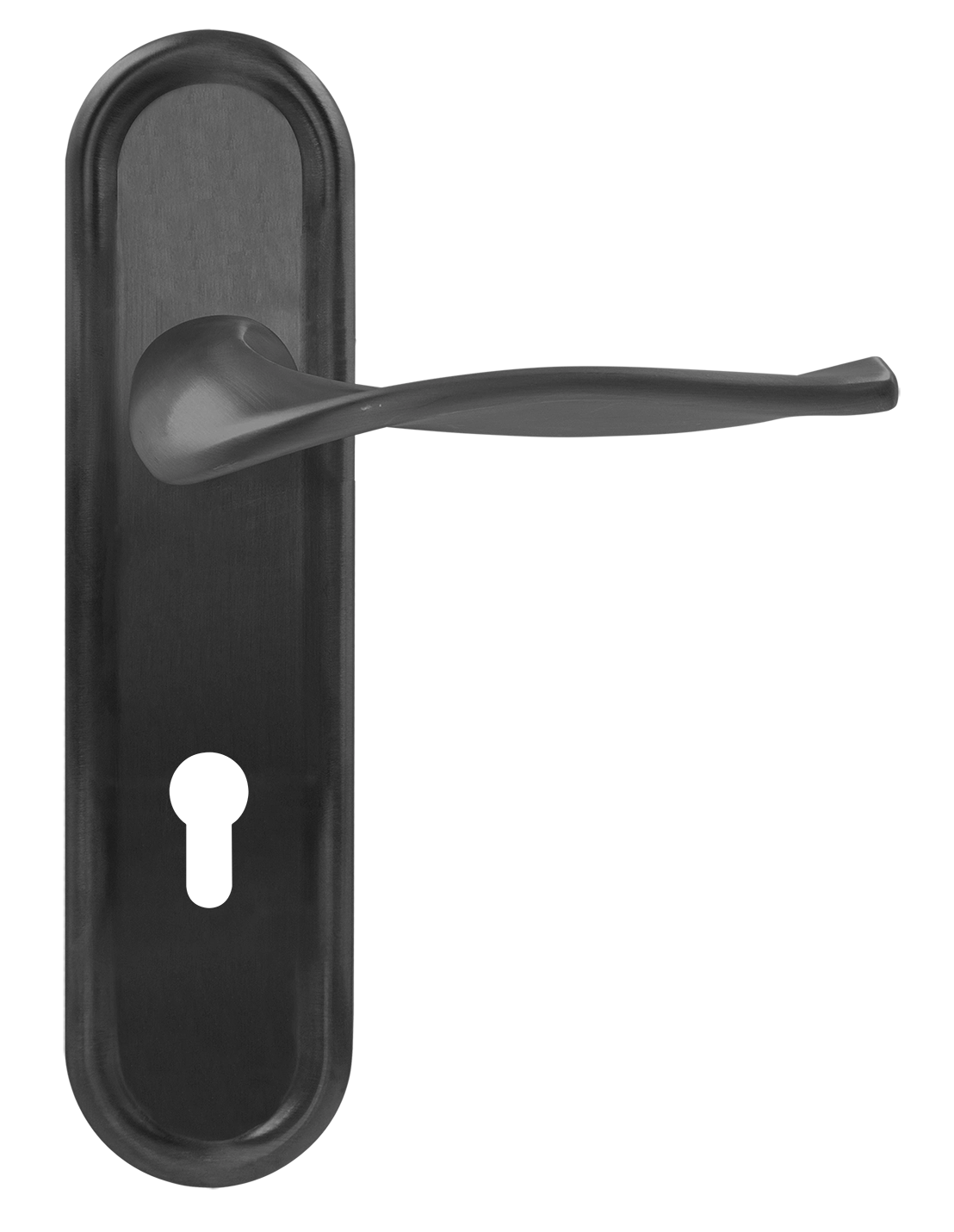 Ручка дверная SKYSCRAPER PLR KH SST на планке под ключевой цилиндр, цвет Летняя гроза/Summer Storm фото купить Махачкала