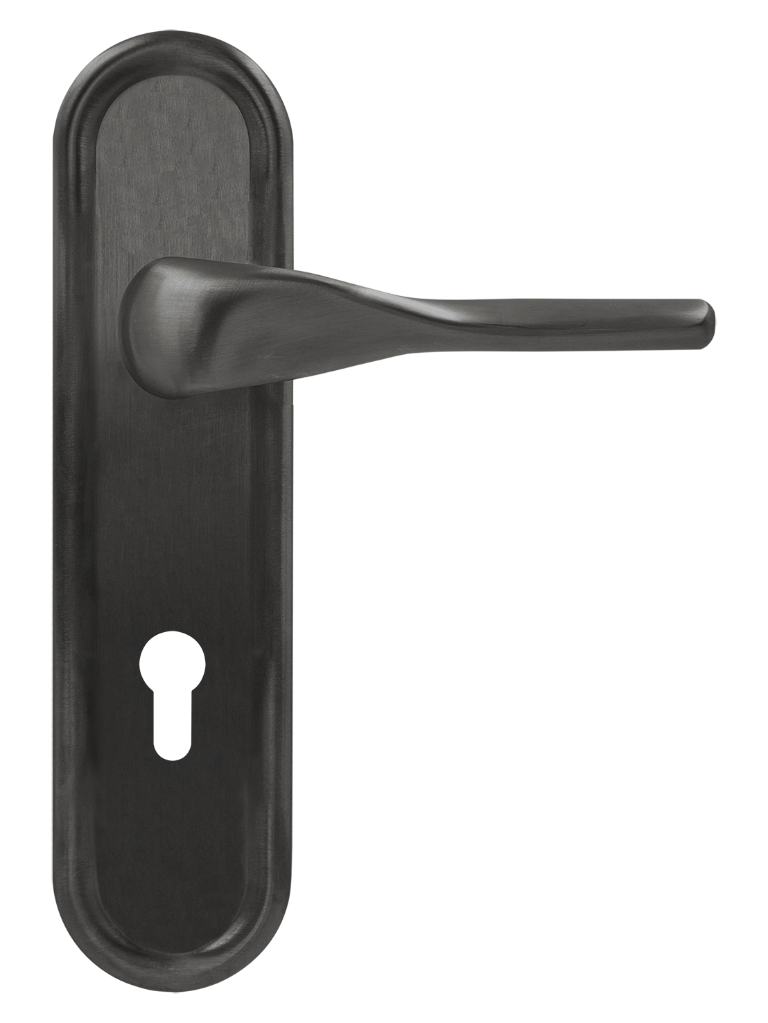 Ручка дверная LVB PLR KH SST на планке под ключевой цилиндр, цвет Летняя гроза/Summer Storm фото купить Махачкала