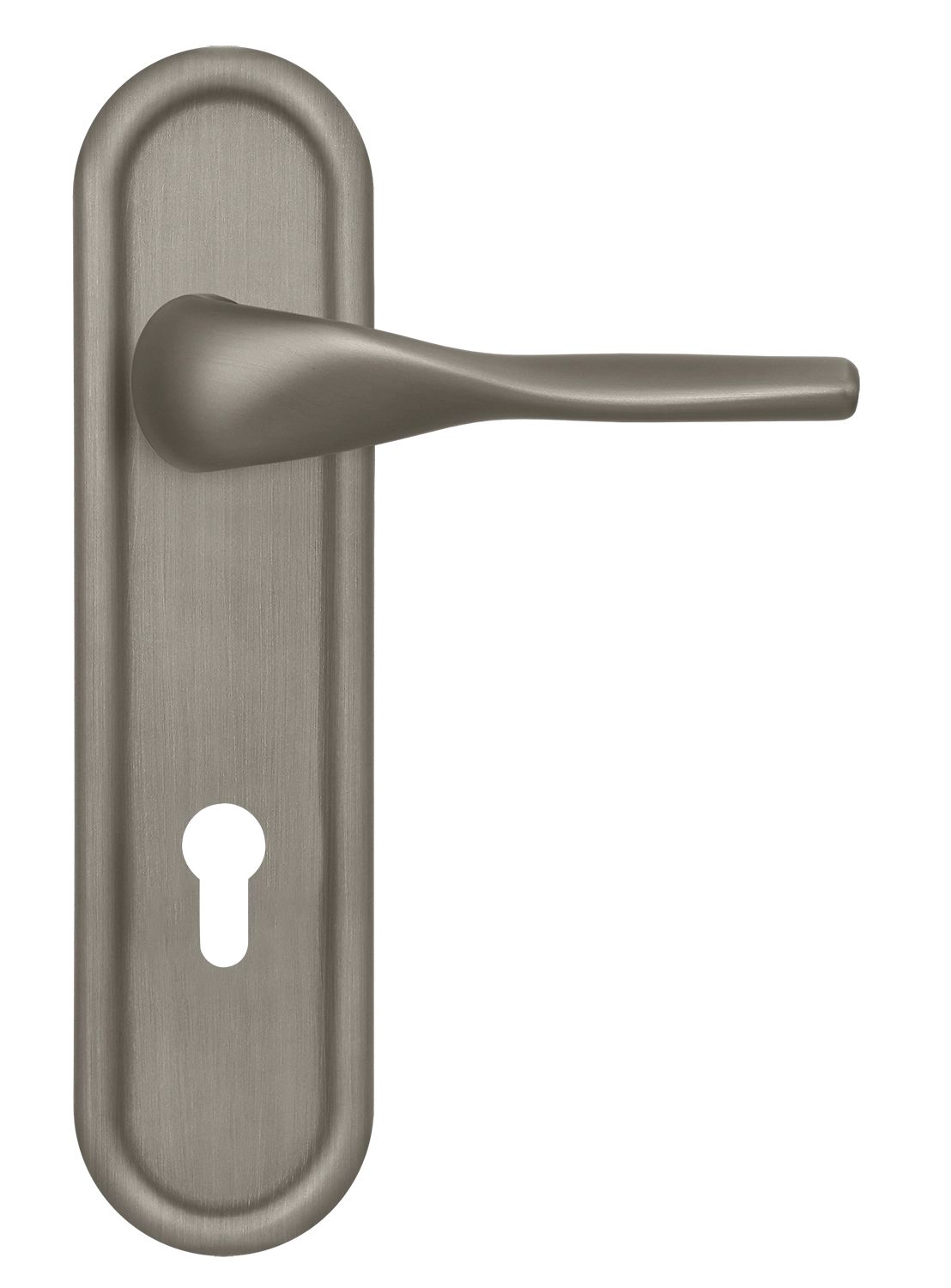 Ручка дверная LVB PLR KH SMI на планке под ключевой цилиндр, цвет Весенняя дымка/Spring Mist фото купить Махачкала