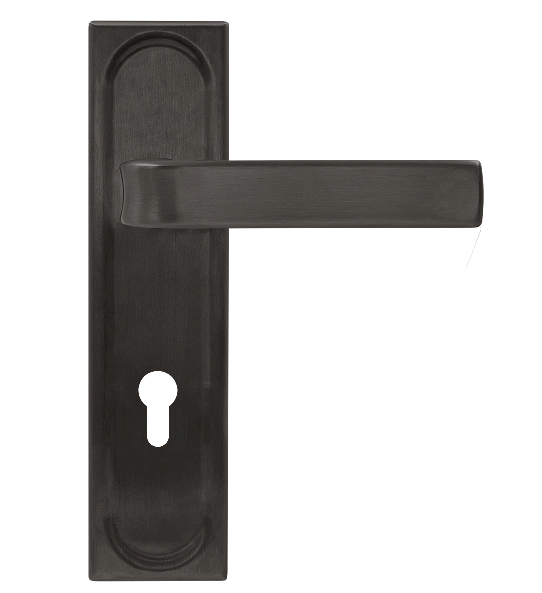 Ручка дверная THE BUS STATION PLS KH SST на планке под ключевой цилиндр, цвет Летняя гроза/Summer Storm фото купить Махачкала