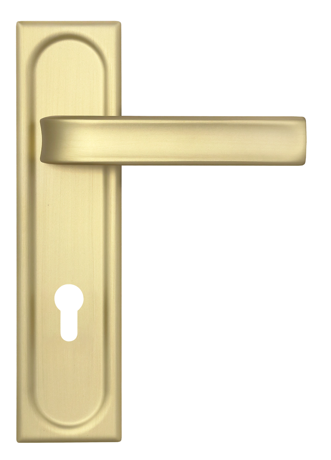 Ручка дверная THE BUS STATION PLS KH AH на планке под ключевой цилиндр, цвет Весенняя дымка/Spring Mist фото купить Махачкала