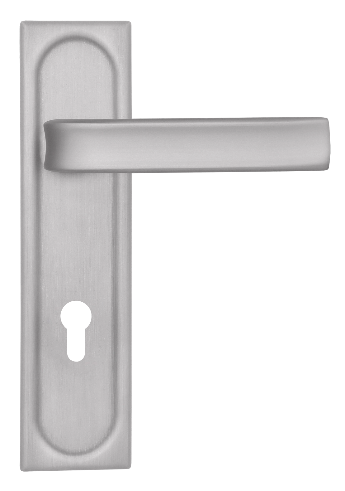 Ручка дверная THE BUS STATION PLS KH SSW на планке под ключевой цилиндр, цвет Стокгольмский снегопад/Stockholm Snowfall фото купить Махачкала