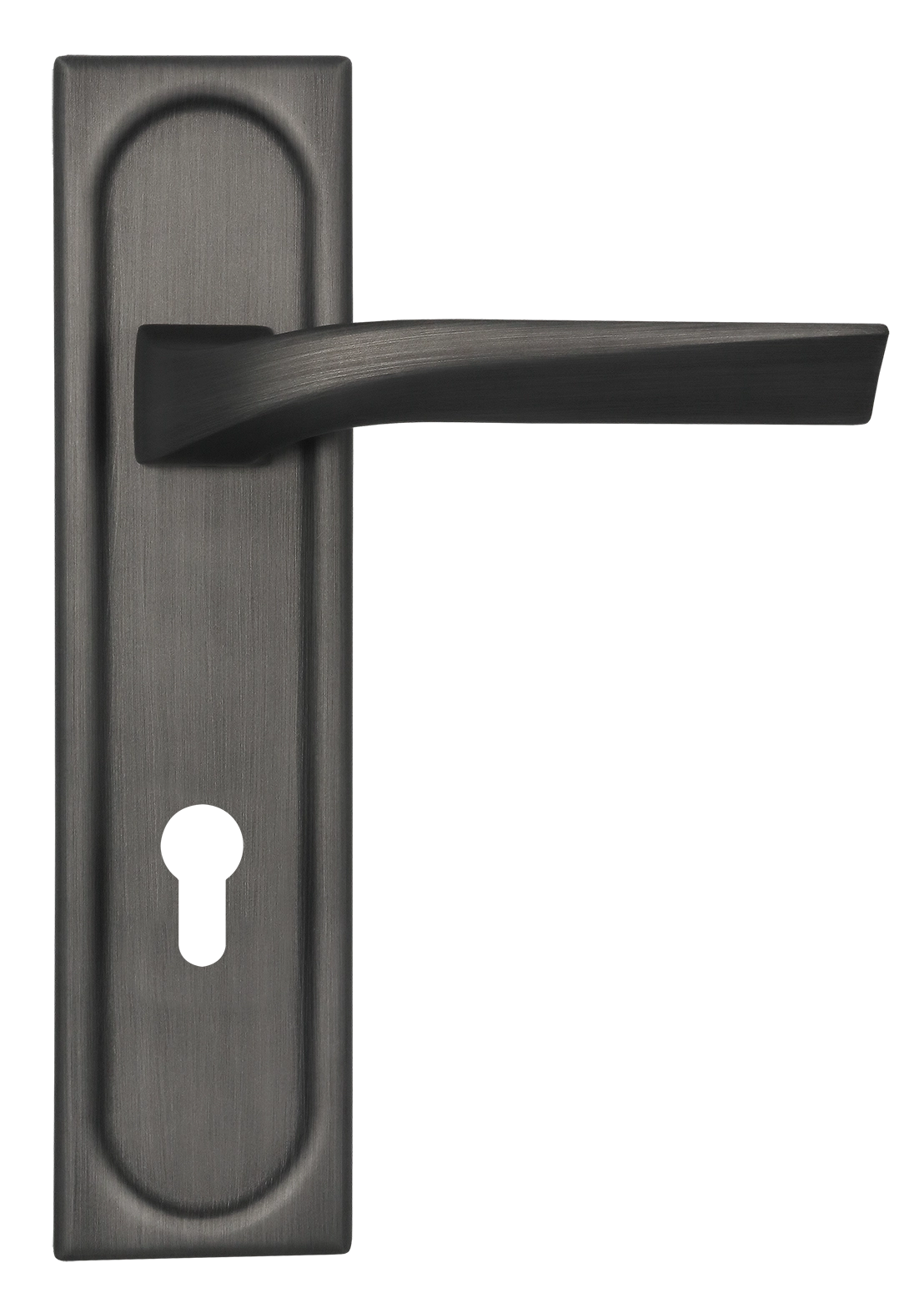 Ручка дверная WD CONCERT HALL PLS KH SST на планке под ключевой цилиндр, цвет Летняя гроза/Summer Storm фото купить Махачкала