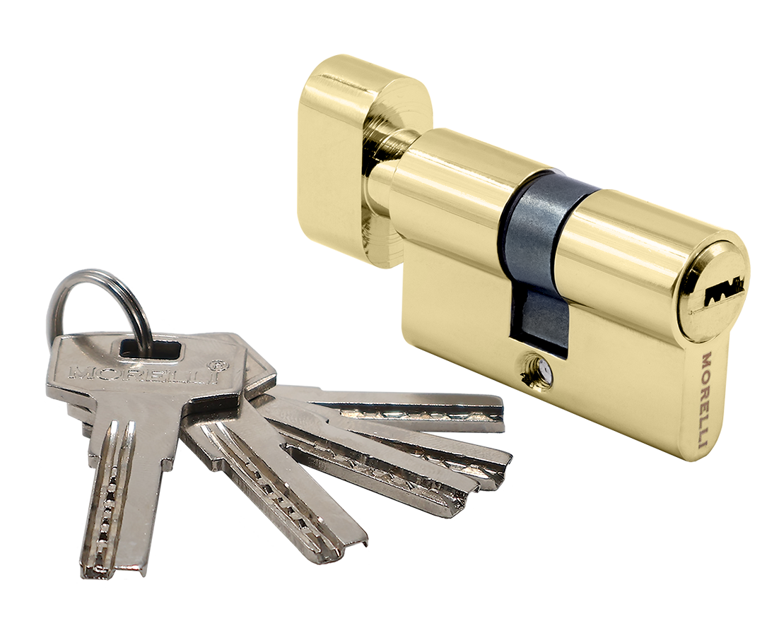 Ключевой цилиндр высокой секретности HS 50CK PG с заверткой (50мм)