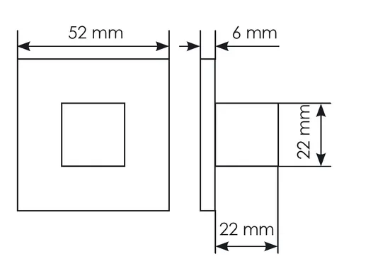 Комплект дверных ручек MH-54-S6 BL с заверткой MH-WC-S6 BL + замок M1895 BL, цвет черный фото дверная фурнитура Махачкала