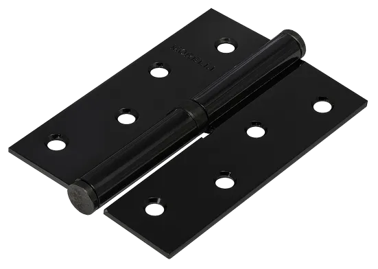 Петля карточная разъемная MSND 100X70X2.5 BL L с подшипником стальная левая, врезная цвет черный фото купить Махачкала