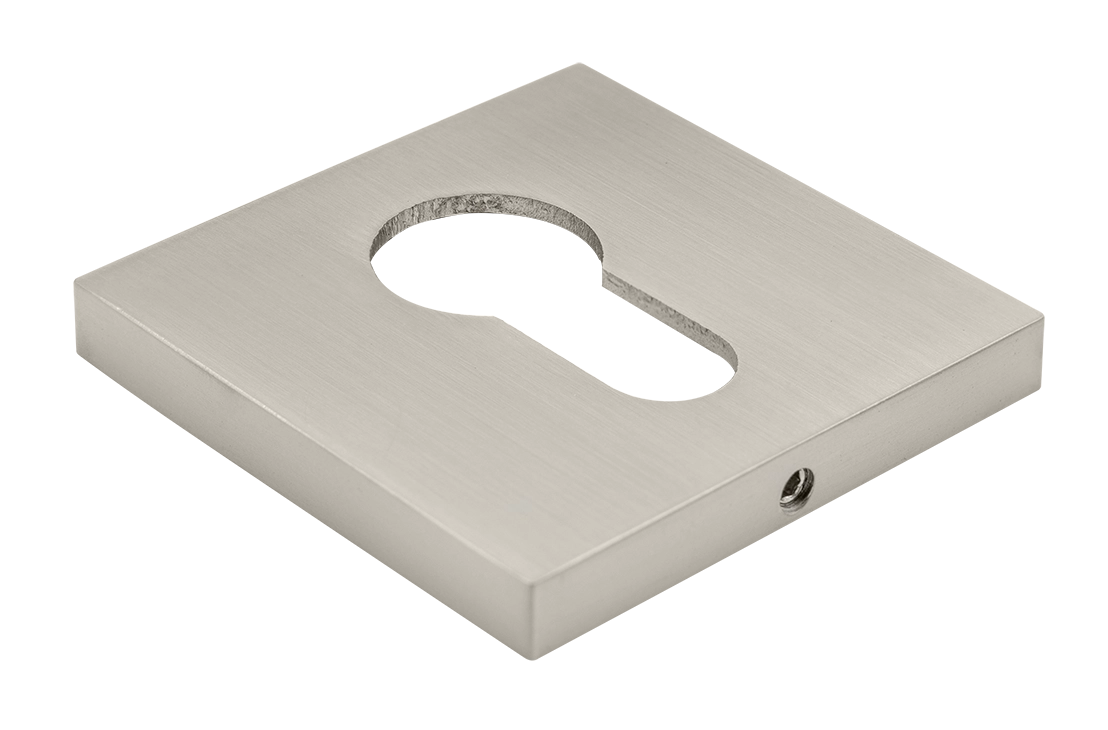 Накладка на замок MH-KH-S6 MSN под евроцилиндр, цвет матовый хром фото купить Махачкала