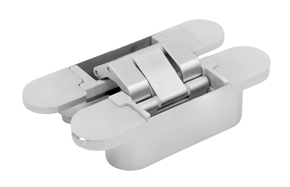 Петля скрытая HH-28 SC врезная с 3D-регулировкой вес полотна до 40 кг, цвет матовый хром фото купить Махачкала