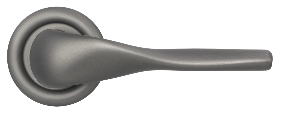 Ручка дверная LVB R7 WF на круглой розетке, цвет Зимняя стужа/Winter Frost фото купить в Махачкале