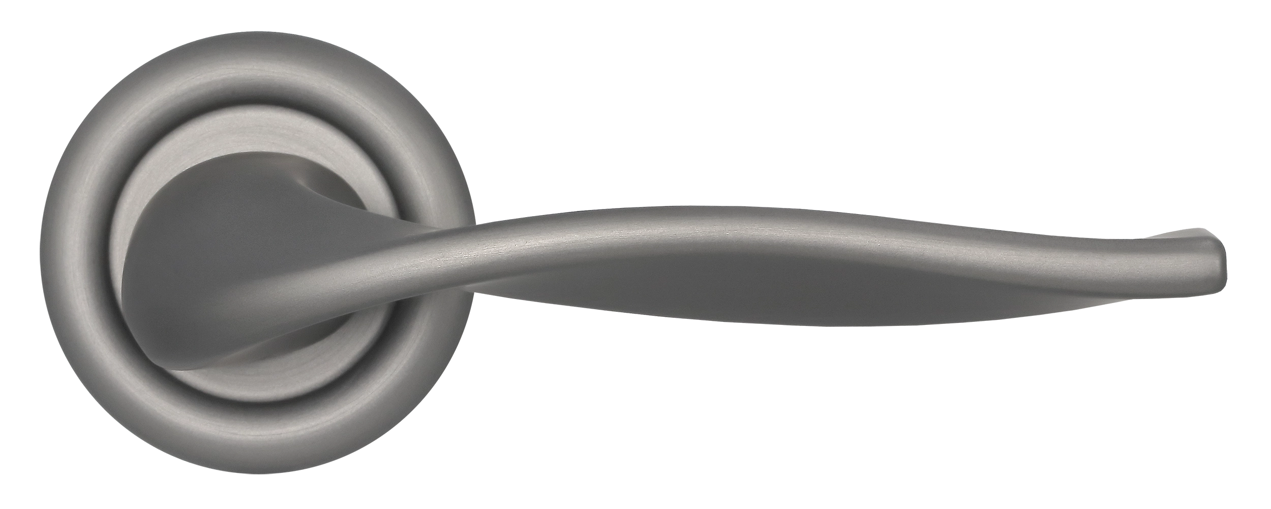 Ручка дверная SKYSCRAPER R7 WF на круглой розетке, цвет Зимняя стужа/Winter Frost фото купить в Махачкале