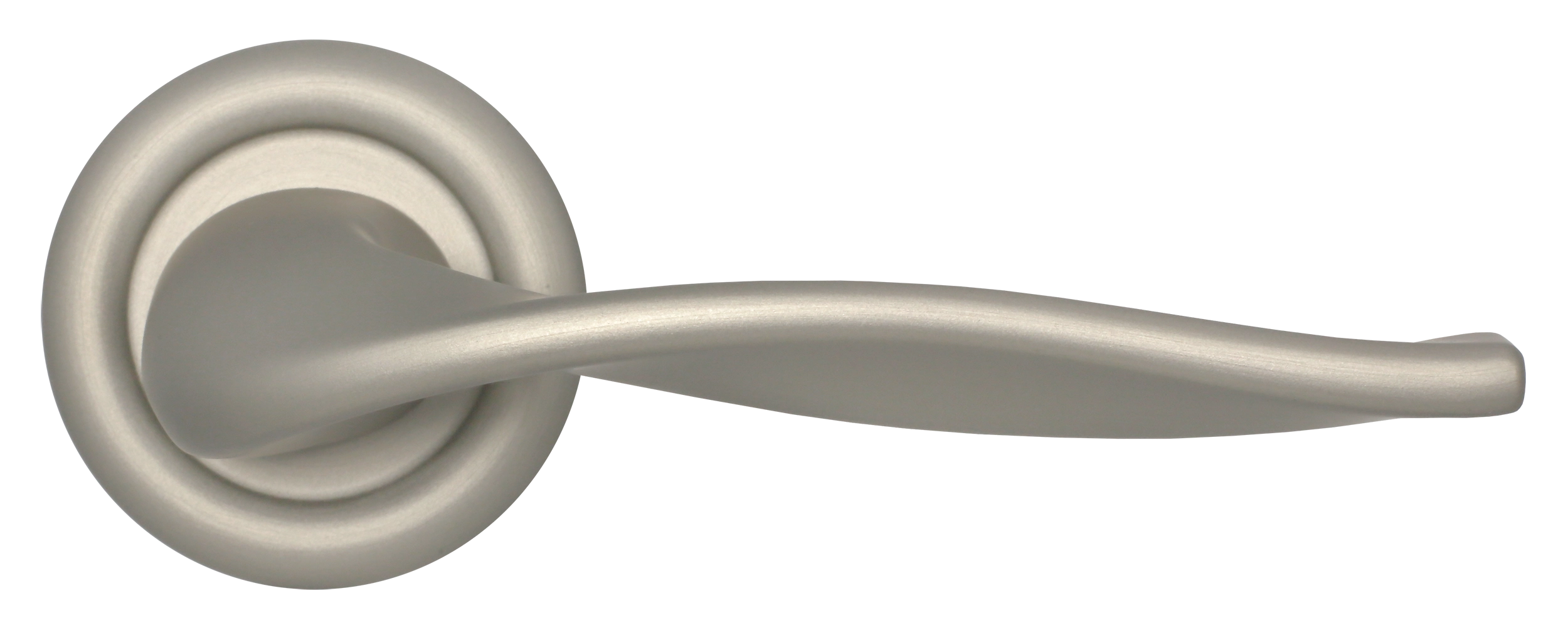 Ручка дверная SKYSCRAPER R7 SMI на круглой розетке, цвет Весенняя дымка/Spring Mist фото купить в Махачкале