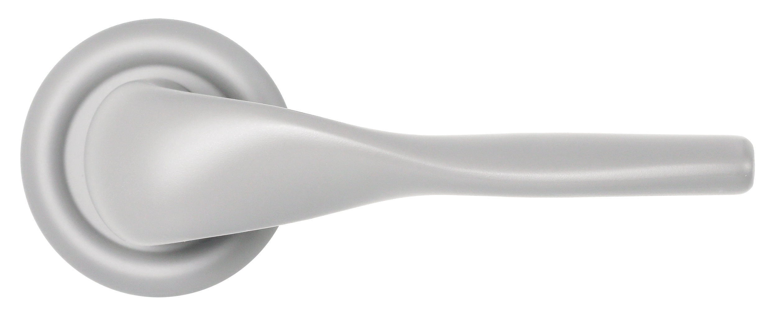 Ручка дверная LVB R7 SSW на круглой розетке, цвет Стокгольмский снегопад/Stockholm Snowfall фото купить в Махачкале