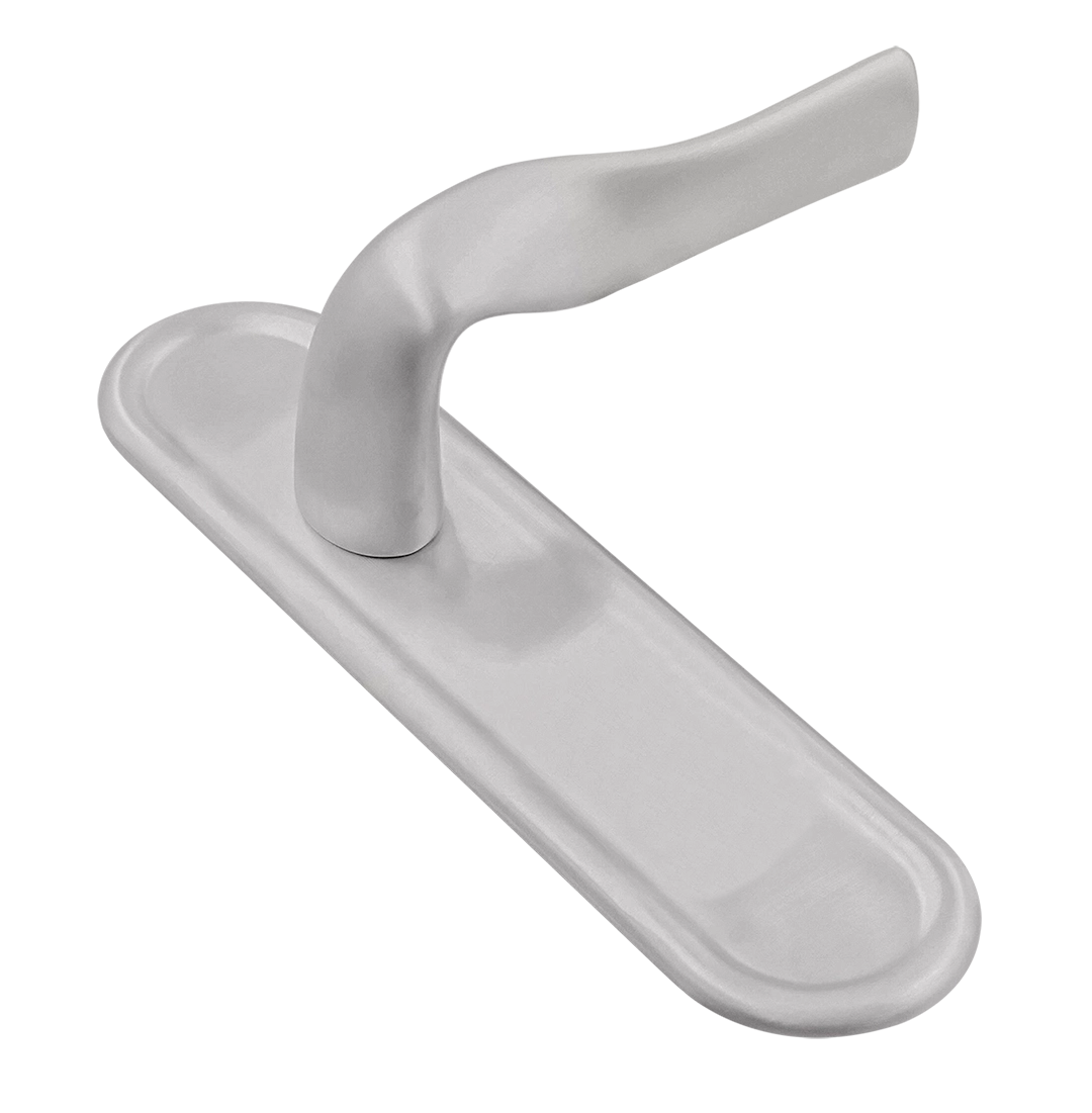 Ручка дверная LVB PLR SSW на планке, цвет Стокгольмский снегопад/Stockholm Snowfall фото купить Махачкала