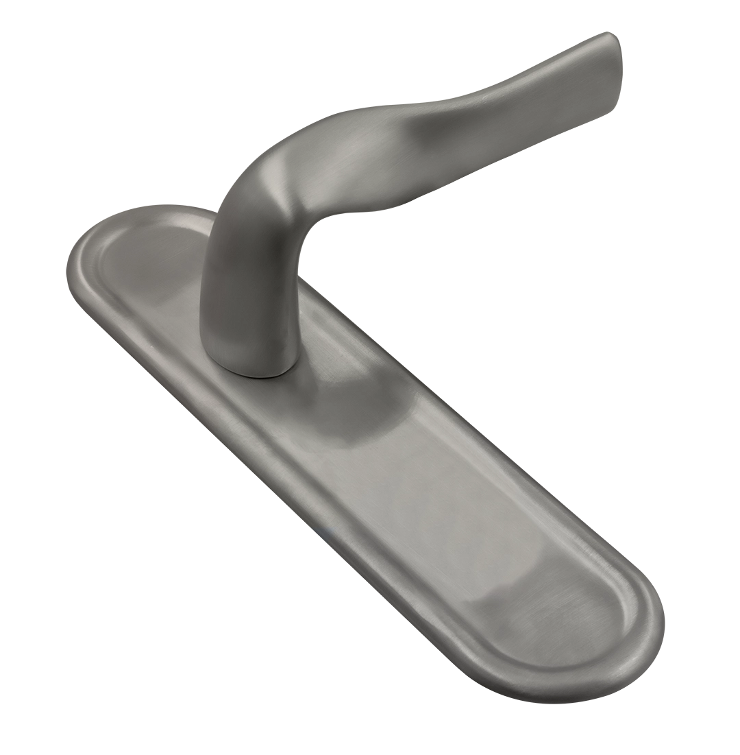 Ручка дверная LVB PLR WF на планке, цвет Зимняя стужа/Winter Frost фото купить Махачкала