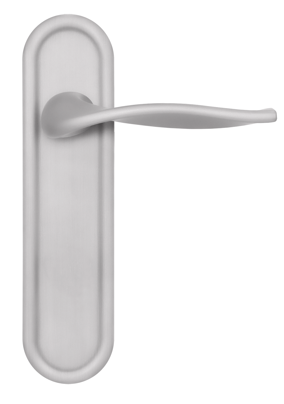 Ручка дверная SKYSCRAPER PLR SSW на планке, цвет Стокгольмский снегопад/Stockholm Snowfall фото купить в Махачкале