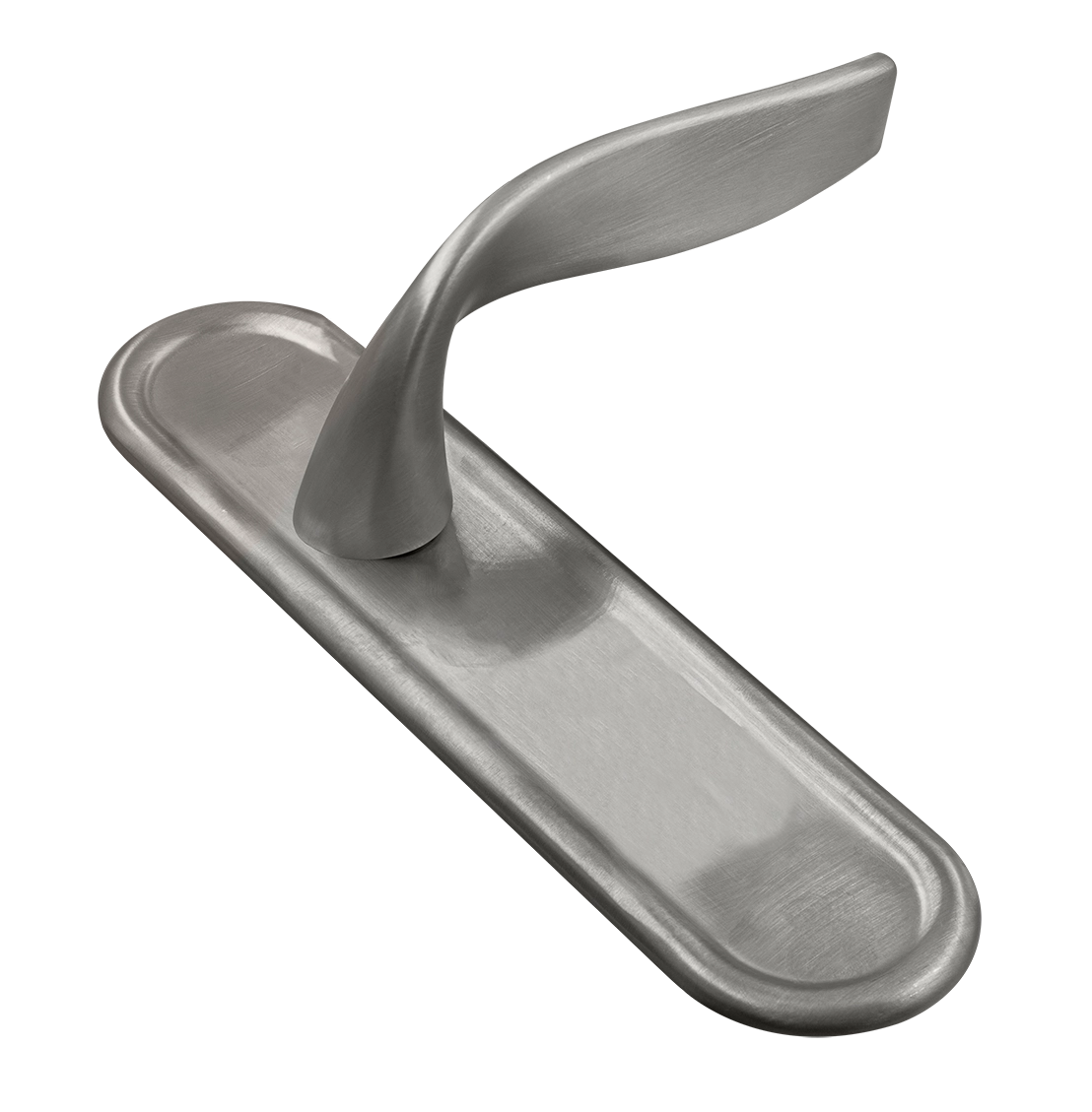 Ручка дверная SKYSCRAPER PLR WF на планке, цвет Зимняя стужа/Winter Frost фото купить Махачкала