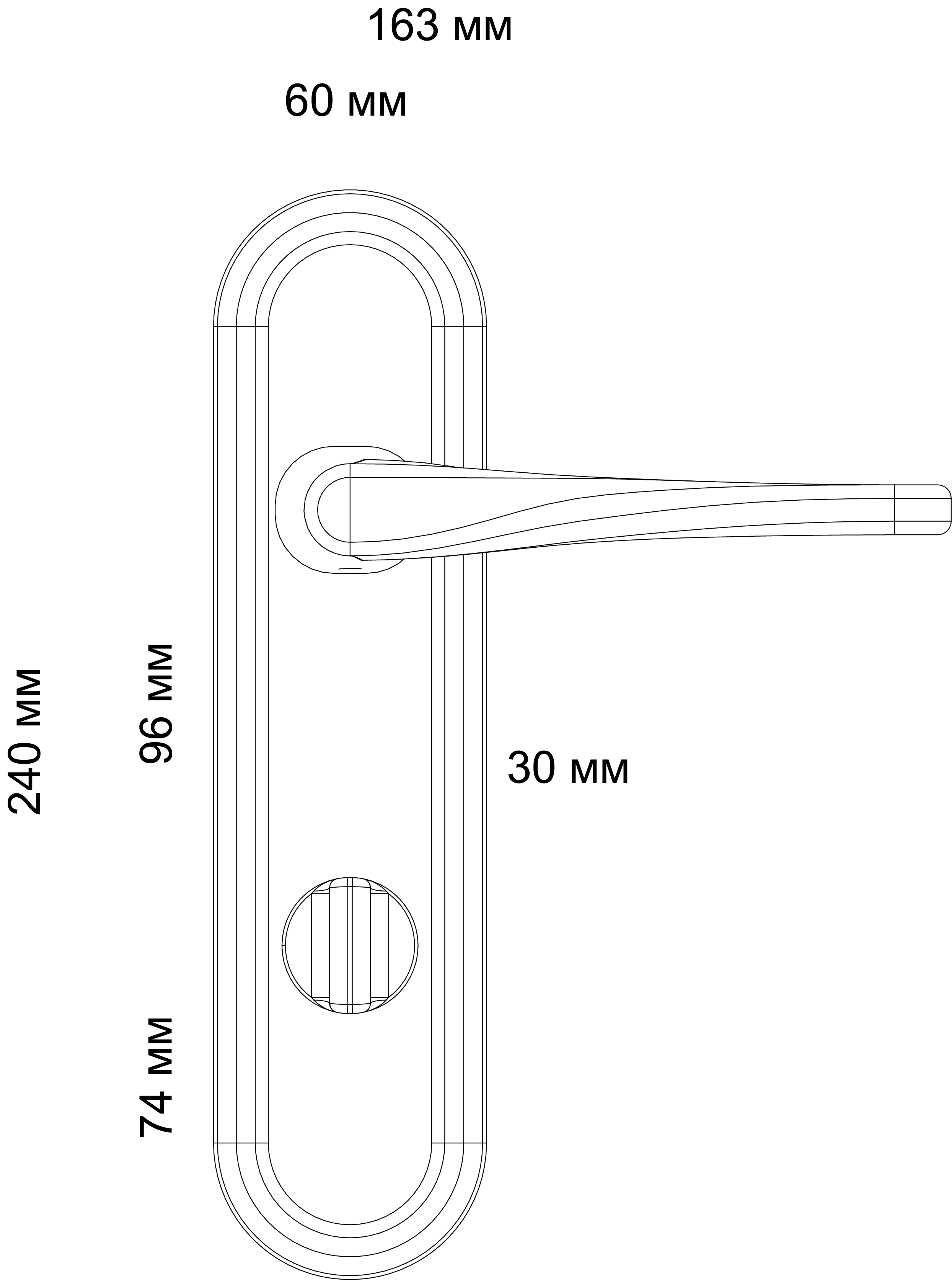 Ручка дверная THE OLYMPICS PLR WF на планке, цвет Зимняя стужа/Winter Frost фото фурнитура Махачкала