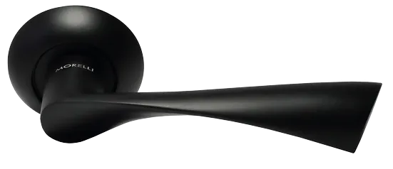 КАПЕЛЛА, ручка дверная MH-01 BL, цвет - черный фото купить Махачкала