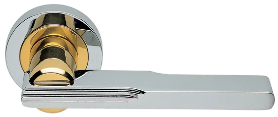 VERONICA R2 COT, ручка дверная, цвет - глянцевый хром/золото фото купить Махачкала