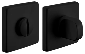 LUX-WC-SQ NERO, завертка сантехническая, цвет - черный