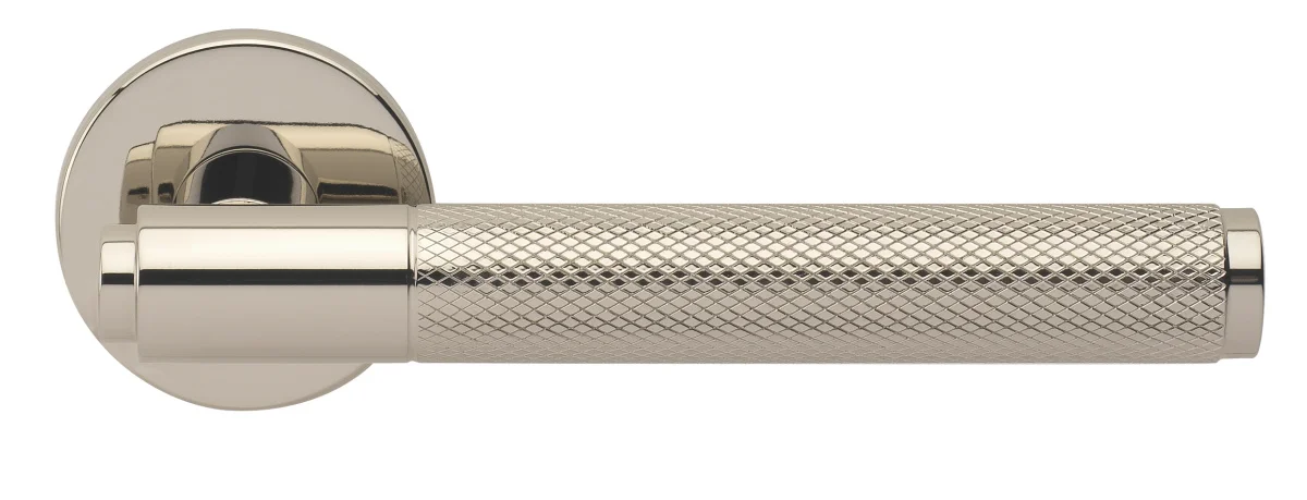 BRIDGE R6 NIS, ручка дверная с усиленной розеткой, цвет -  матовый никель фото купить Махачкала