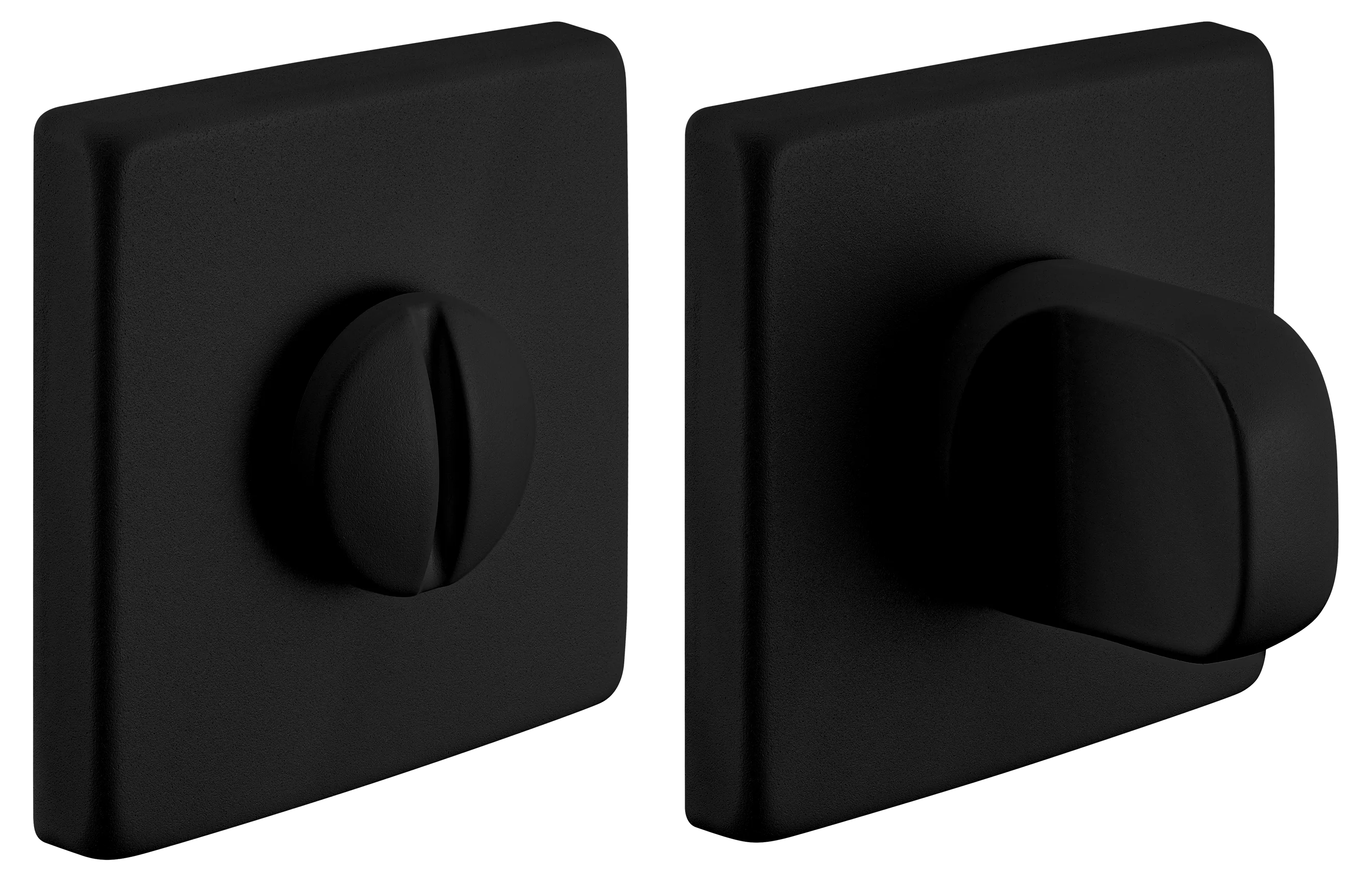 LUX-WC-S5 NERO, завертка дверная, цвет - черный фото купить Махачкала