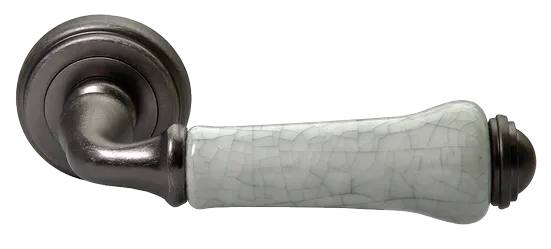 UMBERTO, ручка дверная MH-41-CLASSIC OMS/GR, цвет - старое мат.серебро/серый фото купить Махачкала