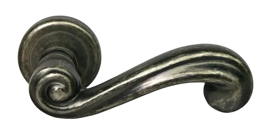 PLAZA, ручка дверная CC-1 FEA, цвет - состаренное серебро фото купить Махачкала