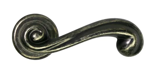 PLAZA, ручка дверная CC-1 FEA, цвет - состаренное серебро фото купить в Махачкале