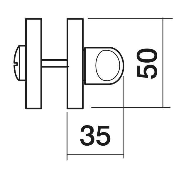 LUX-WC-R3 OBR, завертка сантехническая, цвет - кофе фото купить в Махачкале