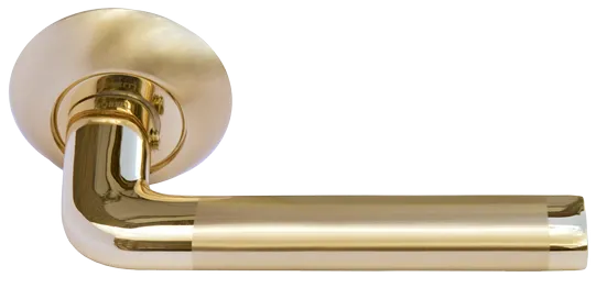 КОЛОННА, ручка дверная MH-03 SG/GP, цвет - мат.золото/золото фото купить Махачкала