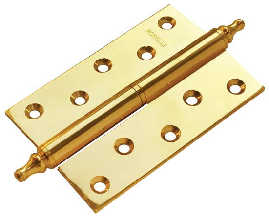 MB 120X80X3.5 PG R C, петля латунная с коронкой правая, цвет - золото фото купить Махачкала