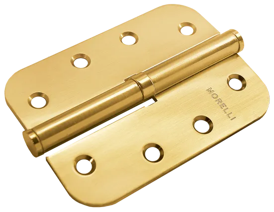 MSD-C 100X70X2.5 SG R, петля стальная скругленная правая без коронки, цвет - мат.золото фото купить Махачкала