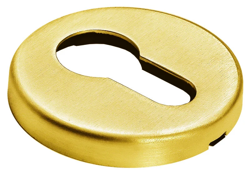 LUX-KH-R5 OSA, накладка на евроцилиндр, цвет - матовое золото фото купить Махачкала