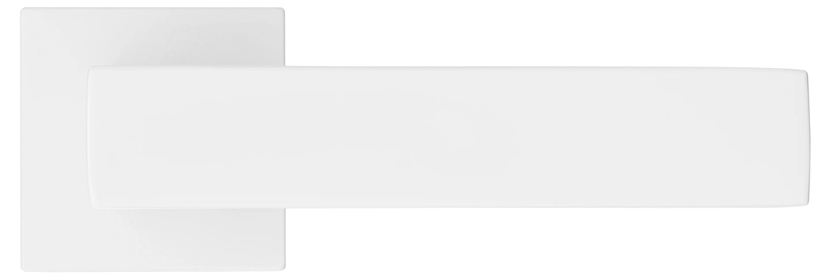MIRA, ручка дверная на квадратной розетке MH-54-S6 W, цвет - белый фото купить в Махачкале