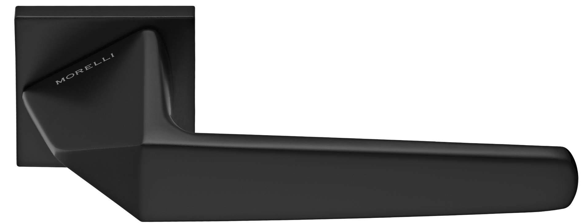 SOUK ручка дверная на квадратной розетке 6 мм, MH-55-S6 BL, цвет - черный фото купить Махачкала