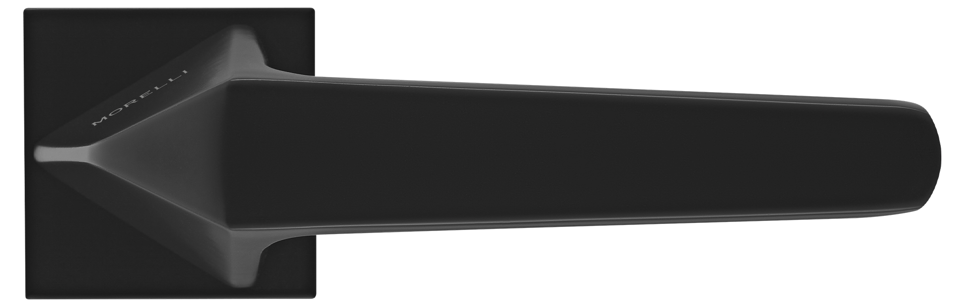 SOUK ручка дверная на квадратной розетке 6 мм, MH-55-S6 BL, цвет - черный фото купить в Махачкале