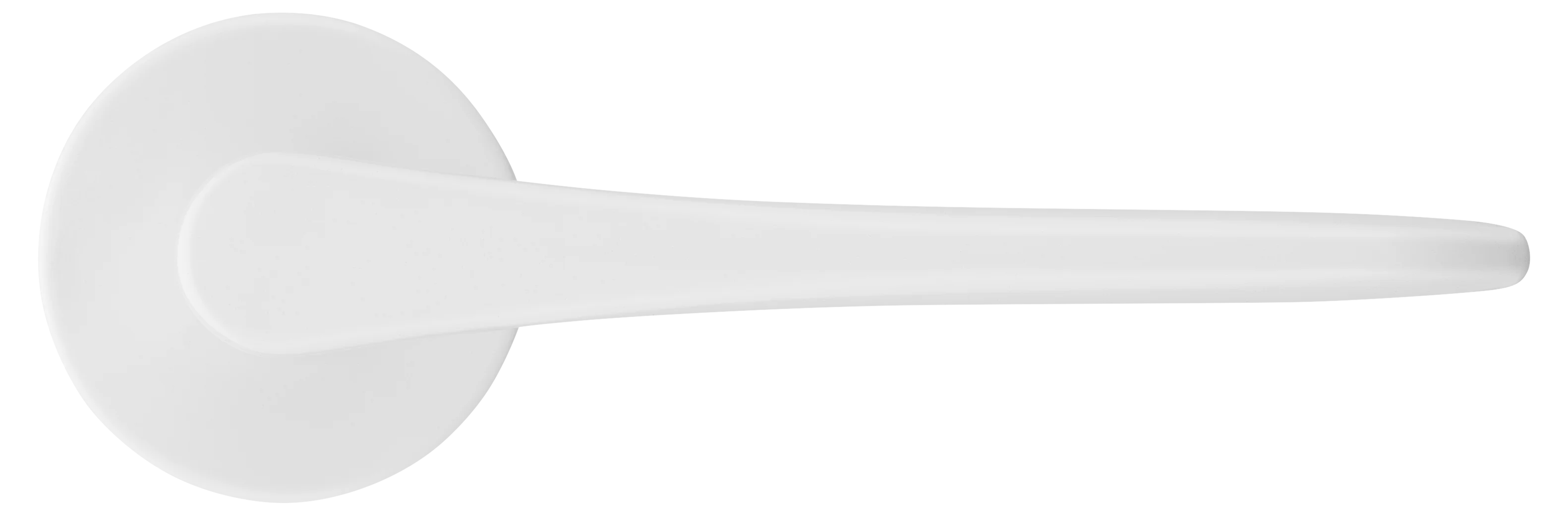 AULA R5 BIA, ручка дверная на розетке 7мм, цвет -  белый фото купить в Махачкале