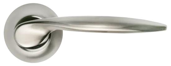 ПОРТАЛ, ручка дверная MH-07 SN, цвет - белый никель фото купить в Махачкале