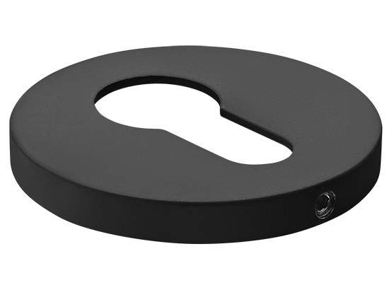 Накладка на ключевой цилиндр, на круглой розетке 6 мм, MH-KH-R6 BL, цвет - чёрный фото купить Махачкала