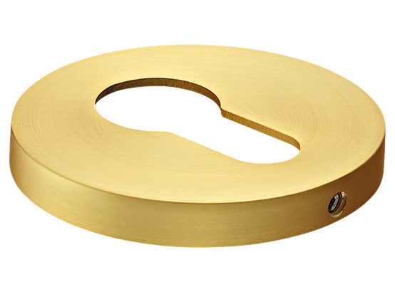 Накладка на ключевой цилиндр, на круглой розетке 6 мм, MH-KH-R6 MSG,  цвет - мат. сатинированное золото фото купить Махачкала