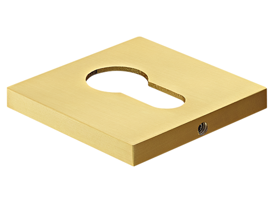 Накладка на ключевой цилиндр, на квадратной розетке 6 мм, MH-KH-S6 MSG, цвет - мат. сатинированное золото фото купить Махачкала