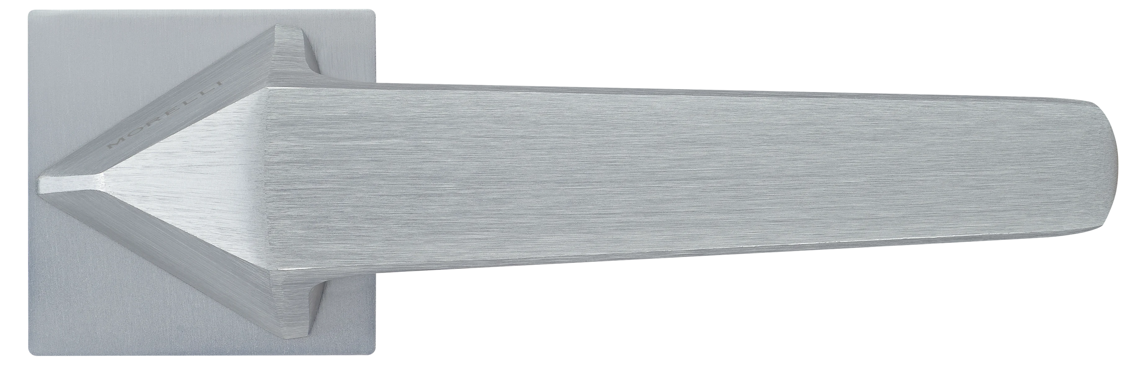 SOUK ручка дверная  на квадратной розетке 6 мм, MH-55-S6 SSC, цвет - суперматовый хром фото купить в Махачкале