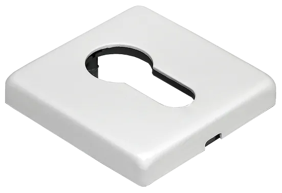 LUX-KH-SQ BIA, накладка на евроцилиндр, цвет - белый фото купить Махачкала