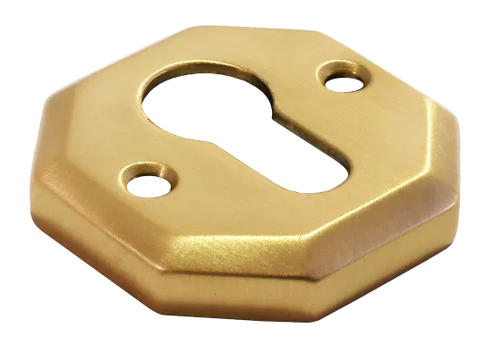 LUX-KH-Y OSA, накладка на евроцилиндр, цвет - матовое золото фото купить Махачкала