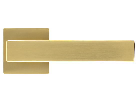 LOT ручка дверная на квадратной розетке 6 мм MH-56-S6 MSG, цвет - мат.сатинированное золото фото купить в Махачкале