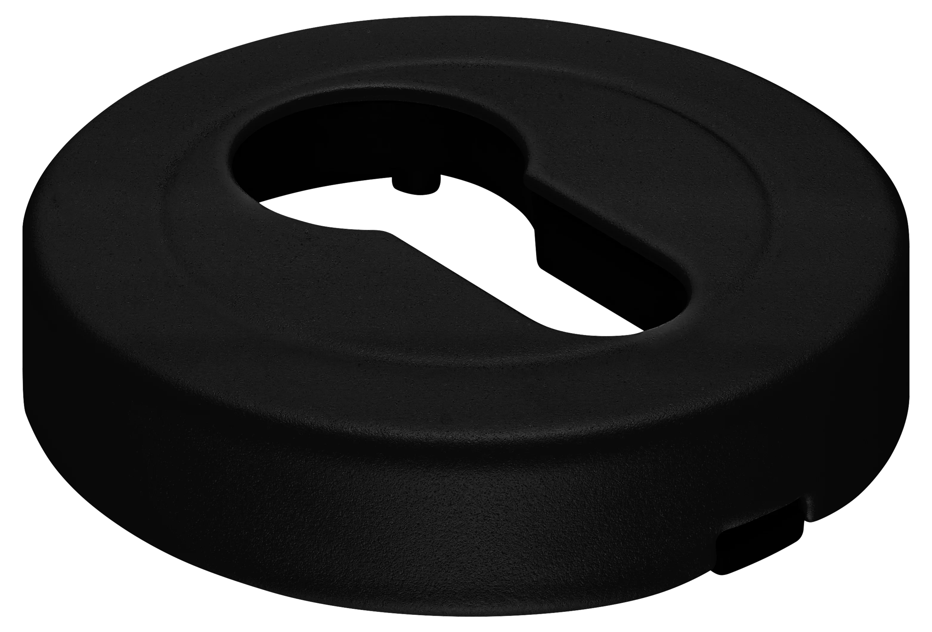 LUX-KH-R2 NERO, накладка на евроцилиндр, цвет - черный фото купить Махачкала